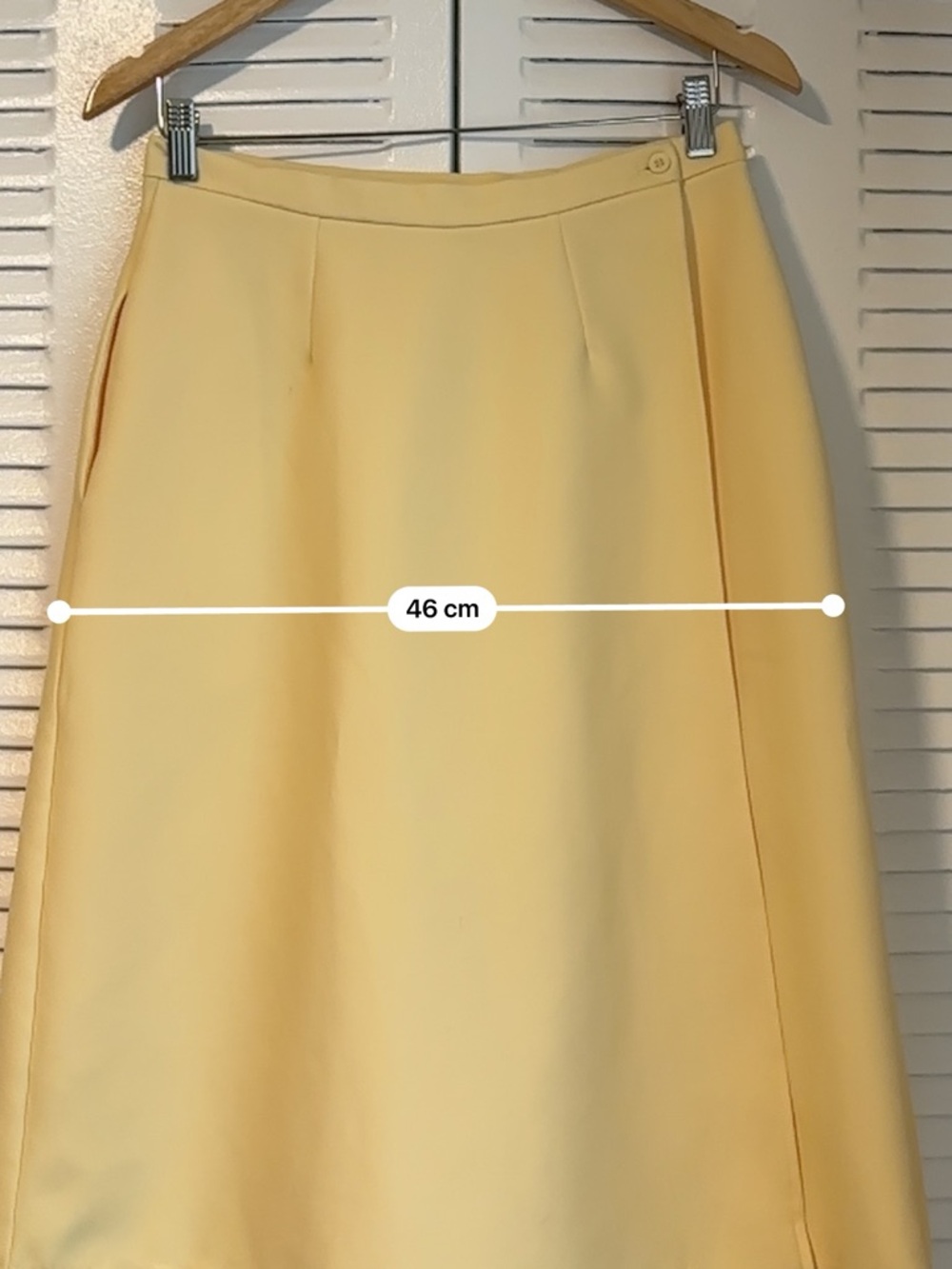 Vintage Jennifer K Yellow A-Line Skirt Made in Canada Size 14 Elegant - Picture 11 of 13
